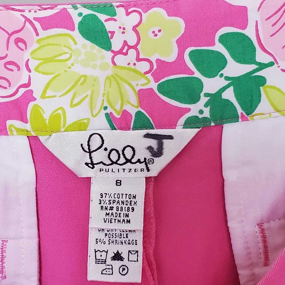 Lilly Pulitzer Pink Women's Bermuda Shorts - Picture 6 of 8